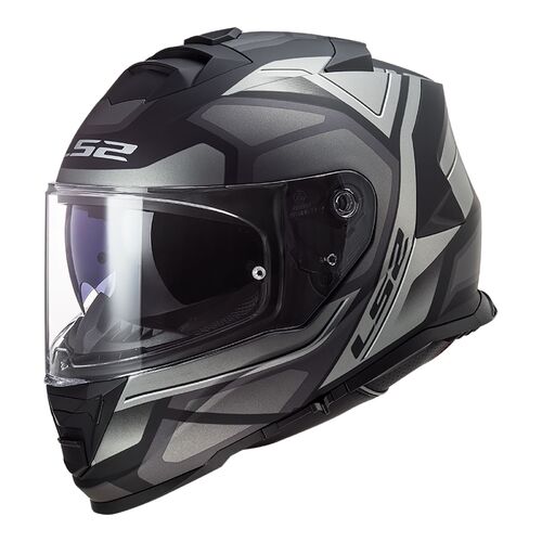 LS2 Helmet FF800 Storm Faster Matte Black/Titanium