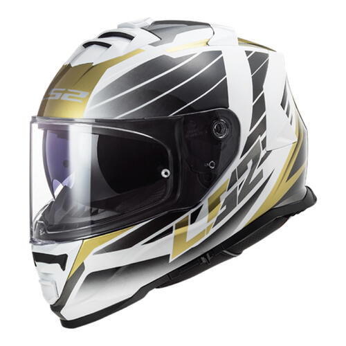LS2 Road Motorcycle Helmet FF800 Storm Nerve 2XL Gold