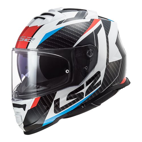 LS2 Helmet FF800 Storm Racer White/Blue/Red XXl
