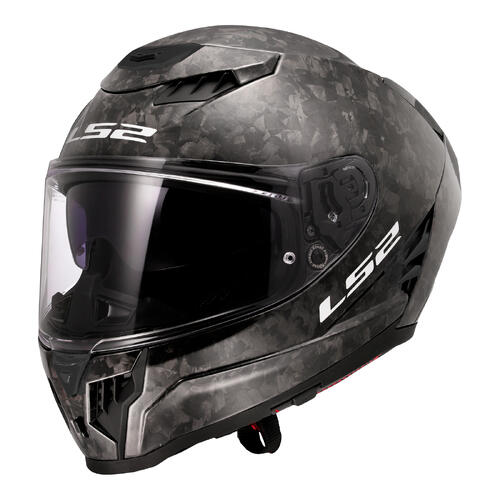 LS2 Road Motorcycle Helmet FF807 Dragon Forged Gloss Carbon 2XL