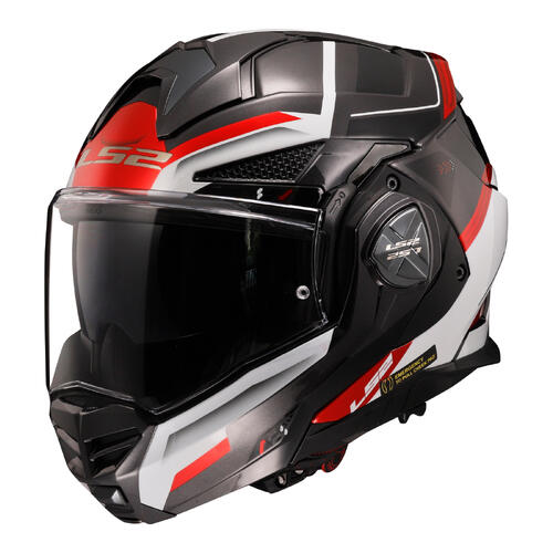 LS2 Road Motorcycle Helmet FF901 Advant X 2XL Spectrum Black/White/Red