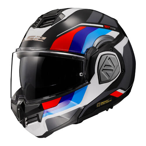 LS2 Road Motorcycle Helmet FF906 Advant 3XL Sport Black/Blue/Red
