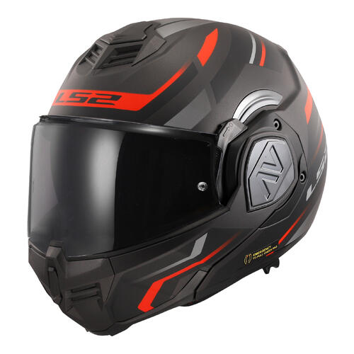 LS2 Road Motorcycle Helmet FF906 Advant 3XL Kuka Matte Black/Red