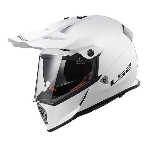 LS2 Helmet MX436 Pioneer Solid White