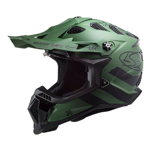 LS2 Helmet MX700 Subverter Evo Cargo Matte Green/Black XXl