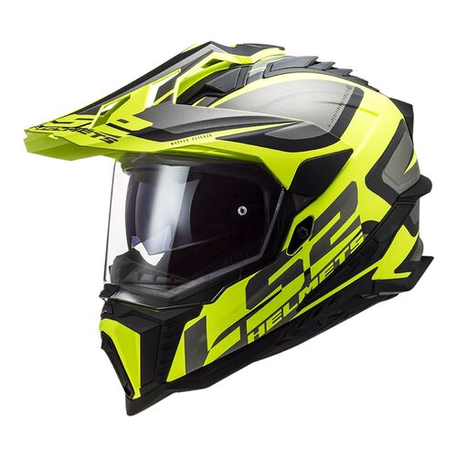 LS2 Helmet MX701 Explorer Hpfc Alter Matte Black/Hi-Vis