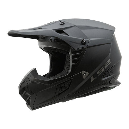 LS2 Dirt Motorcycle Helmet MX706 Coz Matte Black 2XL