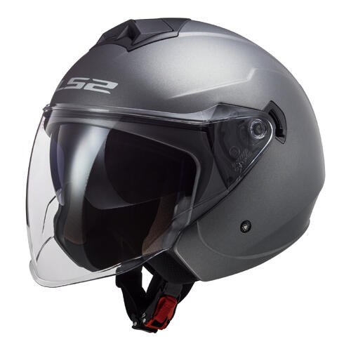 LS2 Road Open Face Helmet OF573 Twister II XS Matte Titanium