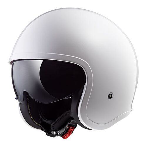 LS2 Helmet OF599 Spitfire Solid Gloss White