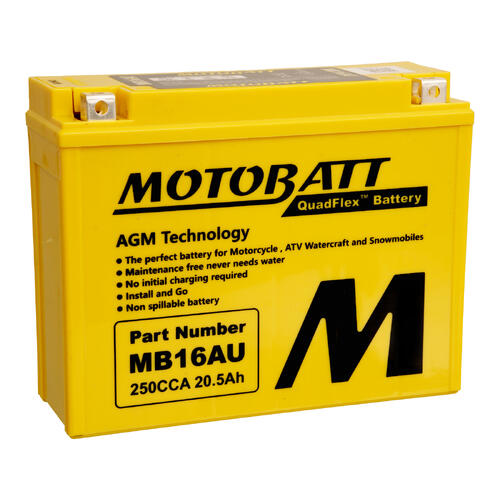 Ducati 916 Senna 1998-1999 Motobatt Quadflex AGM 12V Battery