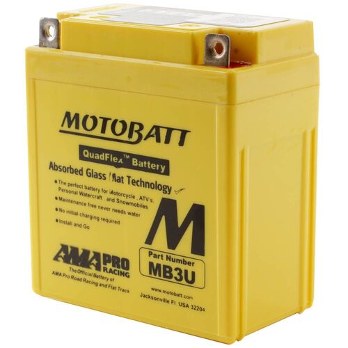 Kawasaki KDX200 2001 Motobatt Quadflex 12V Battery High Performance 