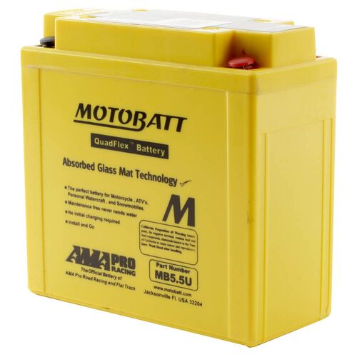 Kawasaki H2 1975 Motobatt Quadflex 12V Battery High Performance 