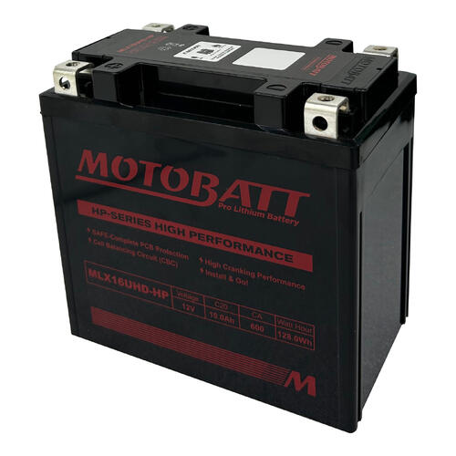 Moto Guzzi 1200 Sport 8V 2012-2016 Motobatt Lithium 12V Battery