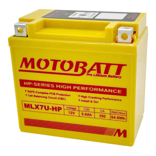Aprilia RS50 Tuono 2003-2004 Motobatt Lithium 12V Battery High Performance