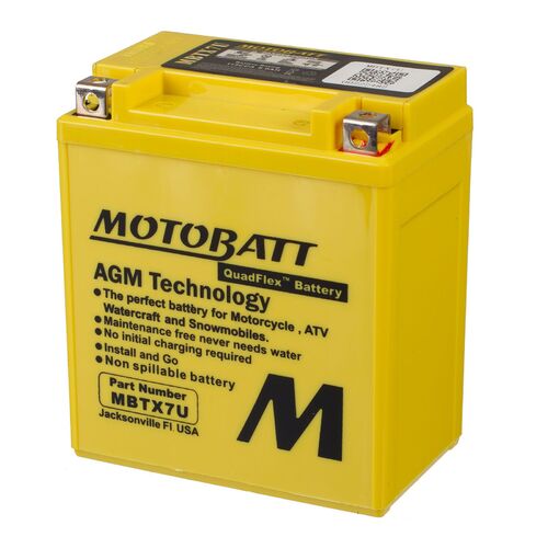 Kymco Super 8 125 2009 Motobatt Quadflex 12V Battery High Performance