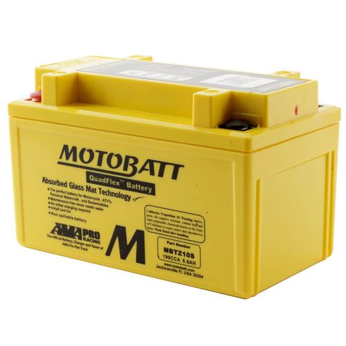 KTM 640 LC4-E Super Moto 1999 Motobatt Quadflex 12V Battery 
