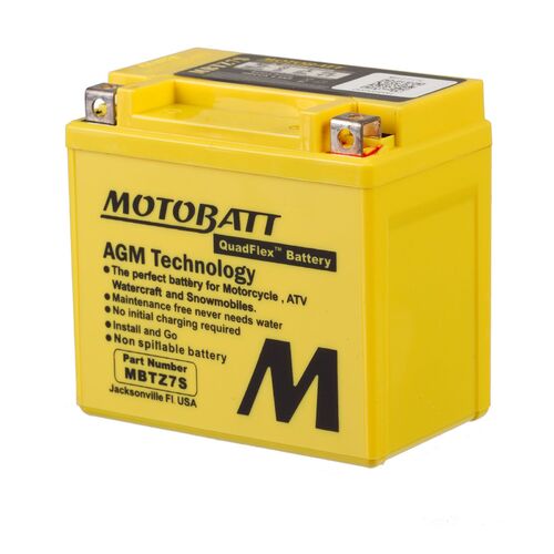 For Suzuki Rg500 1986 Motobatt Quadflex 12V Battery High Performance 