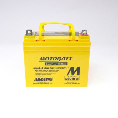 Yamaha YXR660 Rhino Auto 4Wd 2006 Motobatt Lug Type TErminal, Positive R/H Mbu1R-35 