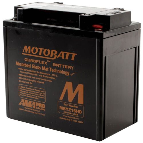Polaris Sawtooth 200 2007 Motobatt 12V Battery 