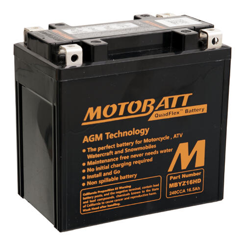 Kawasaki KVF700 Prairie 2004-2008 Motobatt Quadflex AGM Battery