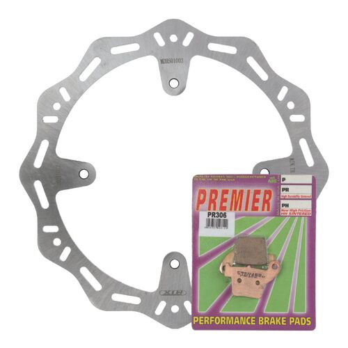 Honda CRF250R 2004-2019 MTX Hornet Brake Disc & Pads Rear Service Kit 