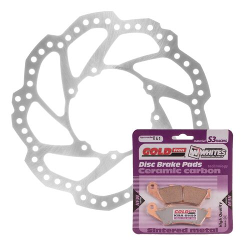 Honda CRF450R 2015-2022 MTX Brake Disc & Pads Front Service Kit 