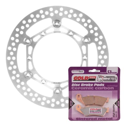 Yamaha YZ250F 2001-2006 MTX Brake Disc & Pads Front Service Kit 
