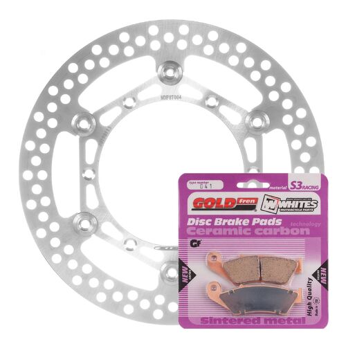 Yamaha WR250F 2001-2016 MTX Brake Disc & Pads Front Service Kit 