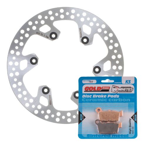 Yamaha WR450F 2003-2023 MTX Brake Disc & Pads Rear Service Kit 
