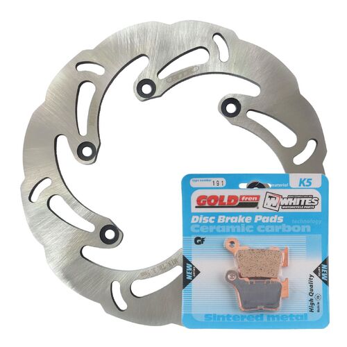 KTM 350 EXC-F 2011-2019 MTX Brake Disc & Pads Rear Service Kit 