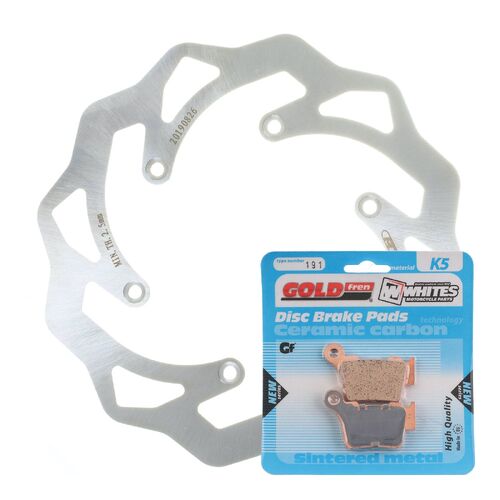 KTM 350 EXC-F 2011-2019 MTX Brake Disc & Pads Rear Service Kit 