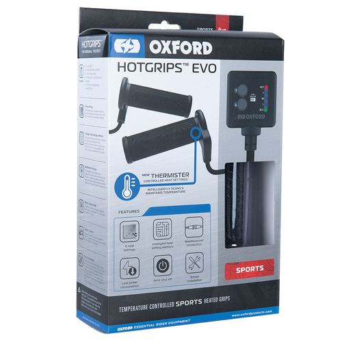 Oxford V9 EVO Hotgrips Sports Motorcycle Heated Grips