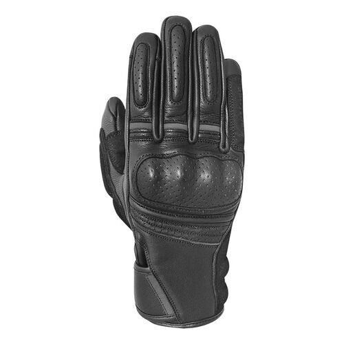 Oxford Ontario Leather Ladies Motorcycle Gloves Black