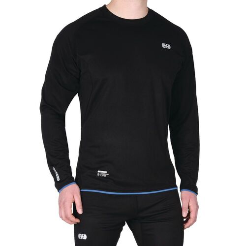 Oxford Cool Dry Wicking Layer Motorcycle Long Sleeve Top Black
