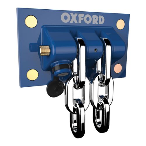 Oxford Docking Station Motorcycle Wall Anchor Blue