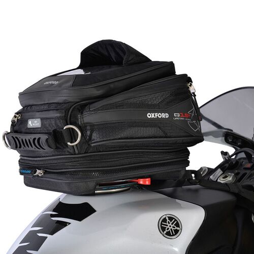 Oxford Q15R Quick Release Motorcycle Tank Bag Black