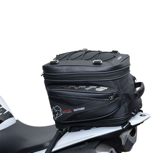 Oxford T40R Motorcycle Tail Pack Black 40L