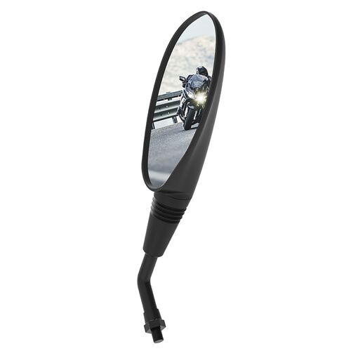 Oxford Oval Universal Motorcycle Mirror Right Black M10 x 1.25 Thread