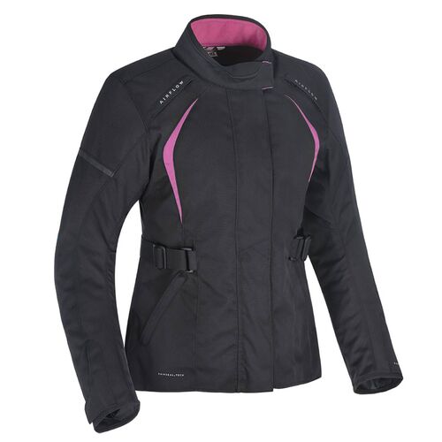 Oxford Dakota 2.0 Waterproof Ladies Motorcycle Jacket Black Pink