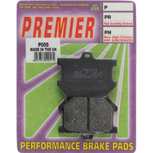 Yamaha XS750 1977-1979 Premier Front Disc Brake Pads Direct Replacement