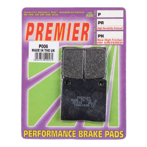 For Suzuki GSX750S Katana 1982-1985 Premier Rear Disc Brake Pads