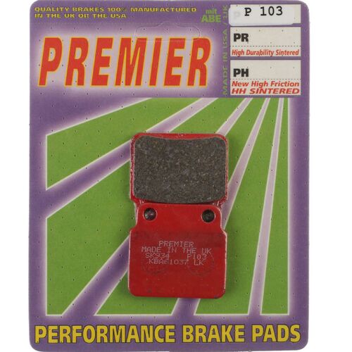 For Suzuki LTZ400 QuadSport 2003-2019 Premier Rear Brake Pads
