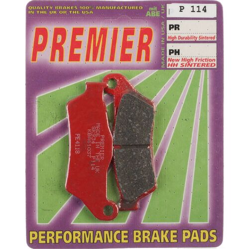 KTM 150 EXC TPI 2020 Premier Front Disc Brake Pads Direct Replacement