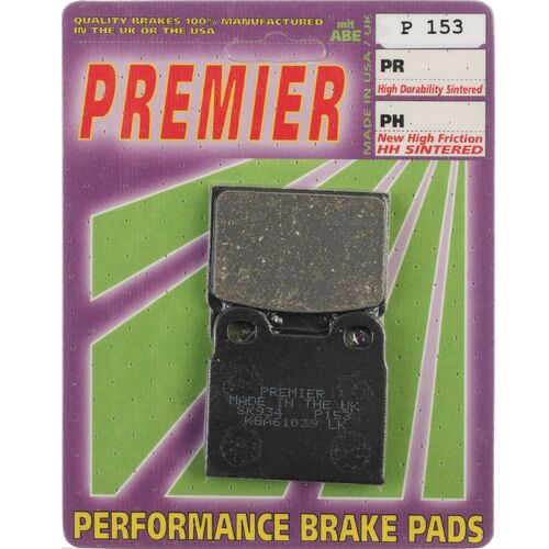 BMW R65 LS 1982-1985 Premier Front Disc Brake Pads Direct Replacement