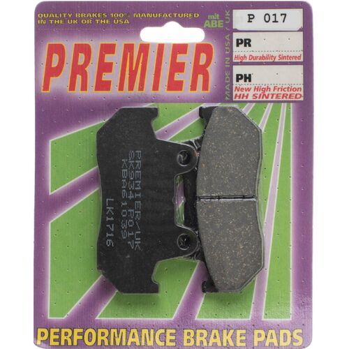 Honda CB900F 1982-1983 Premier Rear Disc Brake Pads Direct Replacement