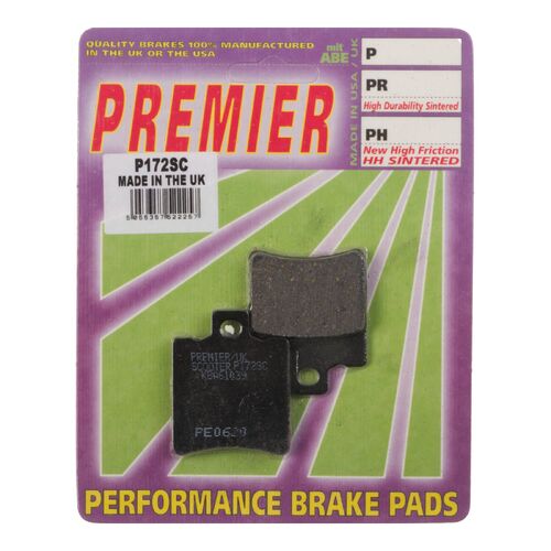 Aprilia SR50R 2005-2018 Premier Front Disc Brake Pads Direct Replacement