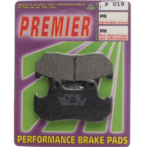 Honda CB900F 1982-1983 Premier Front Disc Brake Pads Direct Replacement