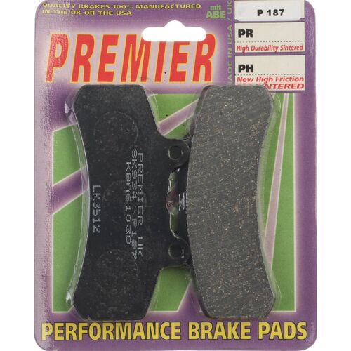 Buell S1 Lightning 1994-1997 Premier Front Disc Brake Pads Direct Replacement