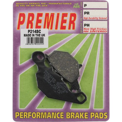For Suzuki UK110 Address 2015-2022 Premier Front Disc Brake Pads