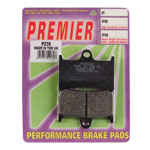 Yamaha YZF R1 1998-2003 Premier Front Disc Brake Pads Direct Replacement
